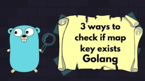 Golang check if map key exists
