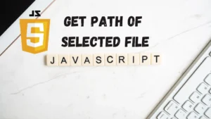 How to get selected image path in Javascript?