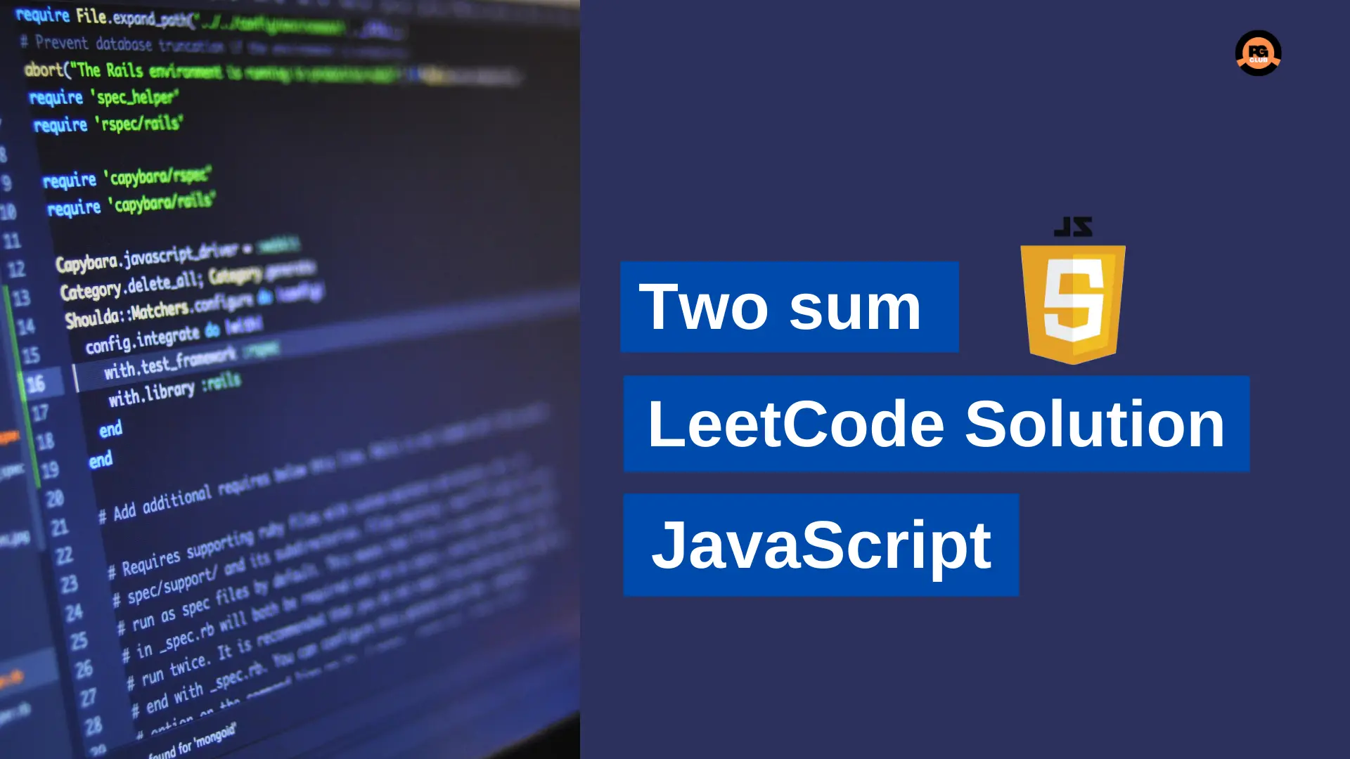 Two Sum LeetCode Solution JavaScript - Programming Geeks Club
