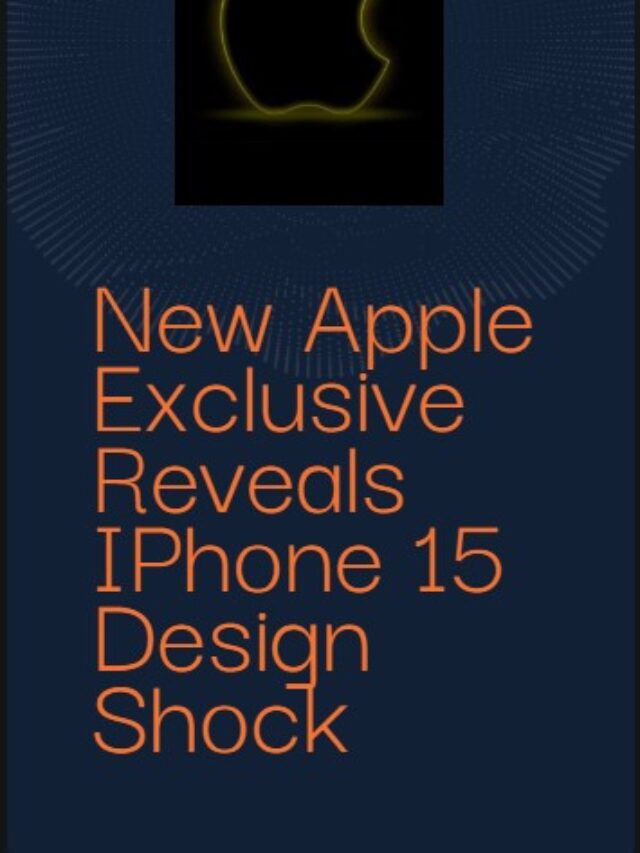 New Apple Exclusive Reveals IPhone 15 Design