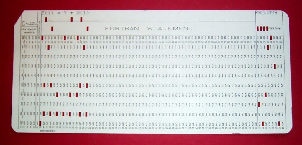The first programming language was Fortran The first programming language was Fortran